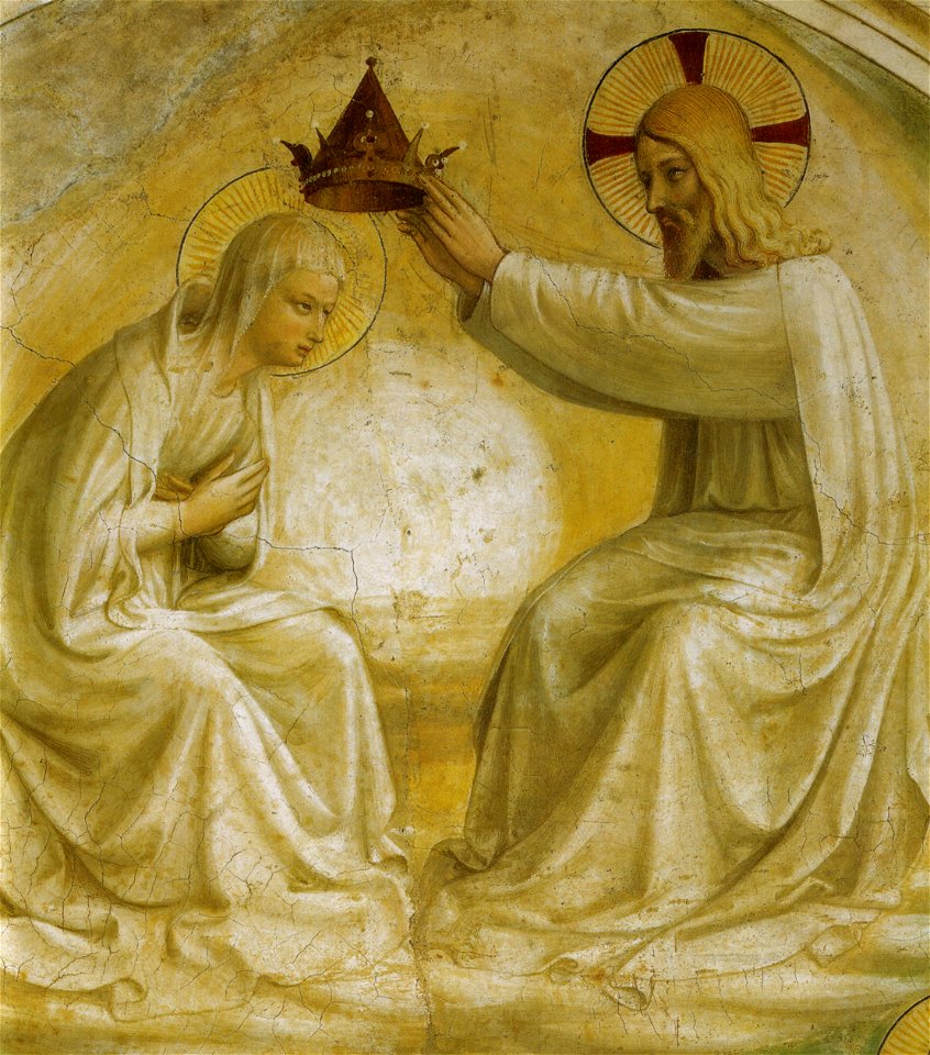 Angelico, incoronazione della vergine 1440-1441 dettaglio