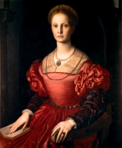 Angelo Bronzino - Portrait of Lucrezia Panciatichi - WGA3266