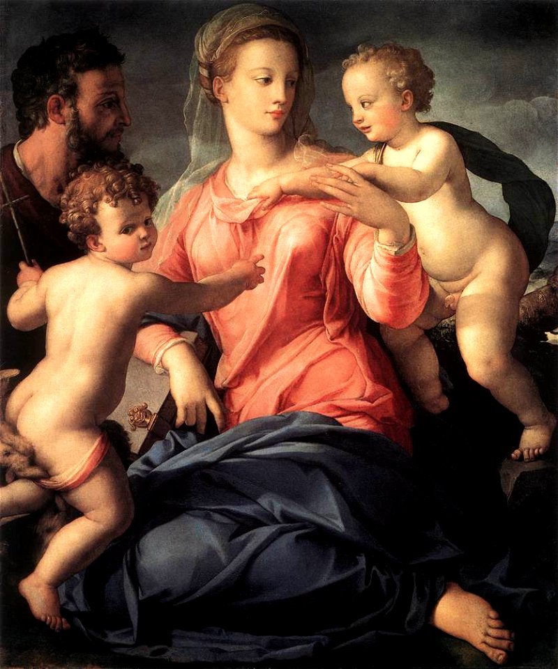 Angelo Bronzino - Holy Family - WGA03288