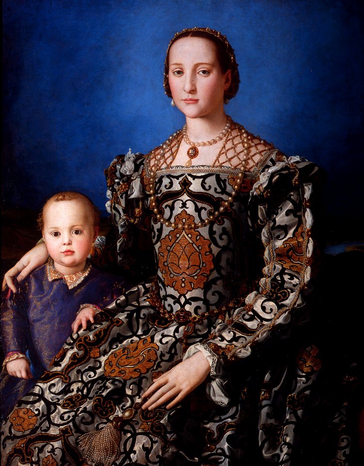 Angelo Bronzino - Eleonora of Toledo with her son Giovanni de' Medici - WGA3247
