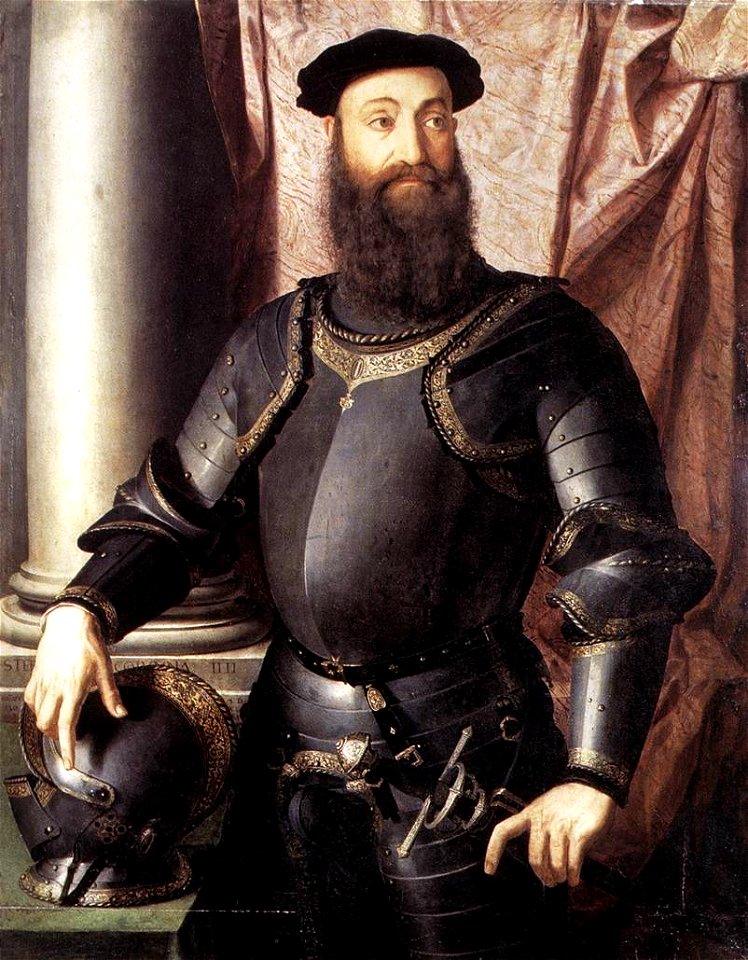 Angelo Bronzino - portrait of Stefano Colonna