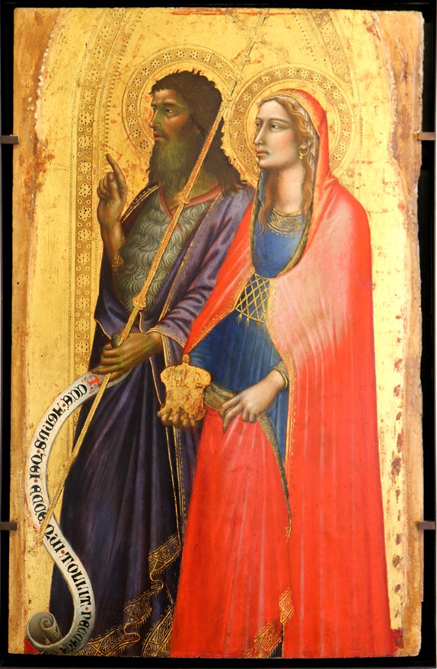 Angelo puccinelli-Saint Jean-Baptiste et sainte Madeleine