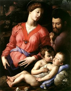 Angelo Bronzino - Holy Family - WGA3286
