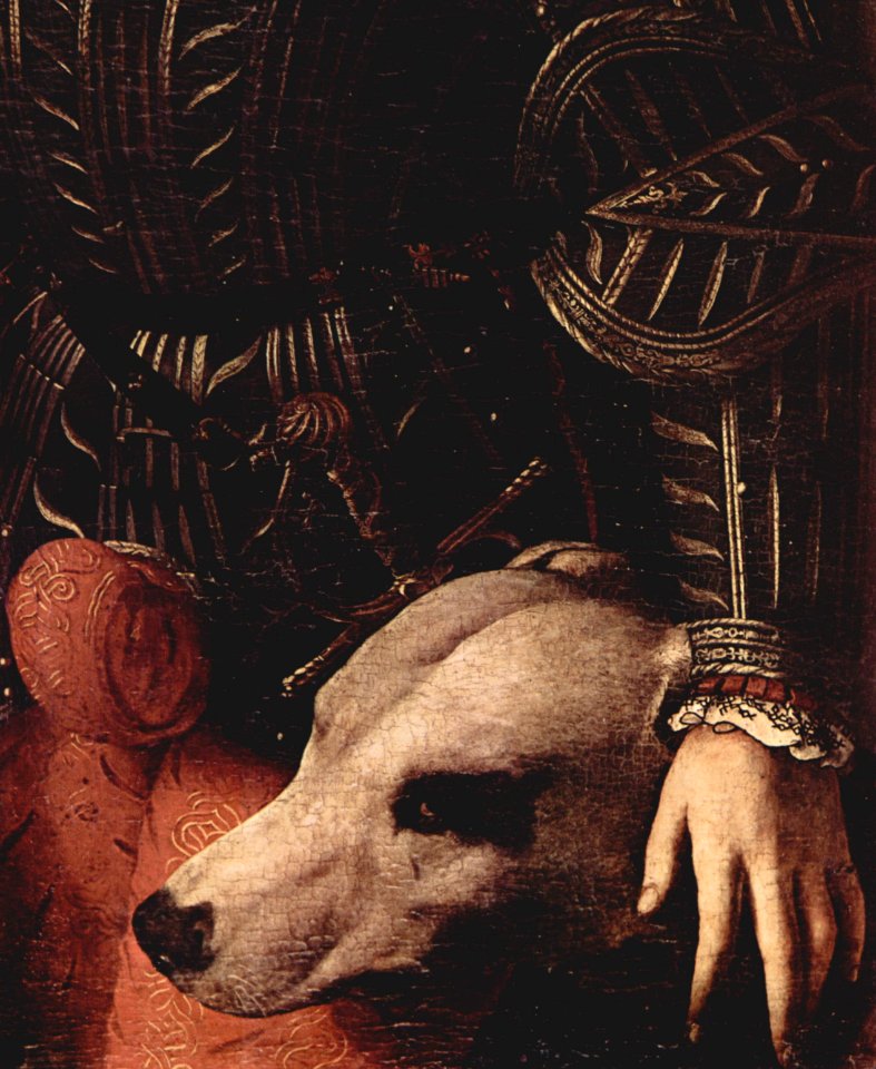 Angelo Bronzino - Portrait of Guidobaldo della Rovere - detail