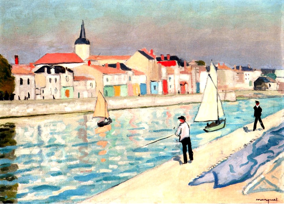 Anglers on la Chaume Albert Marquet (1921)