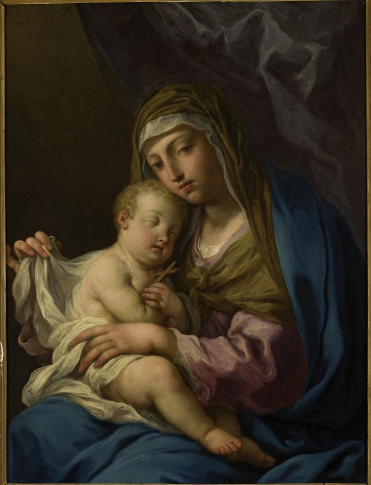 Angelo Trevisani - Madonna with sleeping Child Jesus - 233007 MNW - National Museum in Warsaw