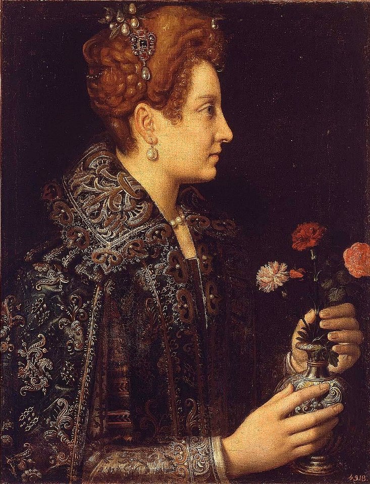 Sofonisba Anguissola - Bildnis einer jungen Frau im Profil