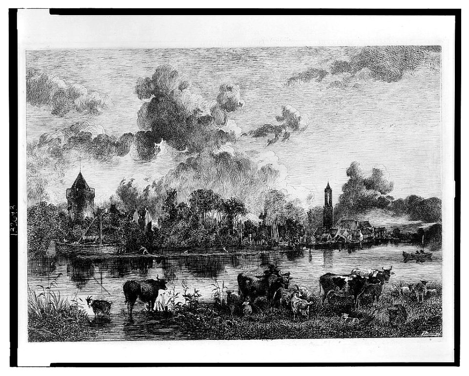 Animaux au pâturage (Berchem) - Lalanne. LCCN2003674010