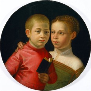 Sofonisba Anguissola - Portrait of a Boy and Girl of the Attavanti Family (1580s)