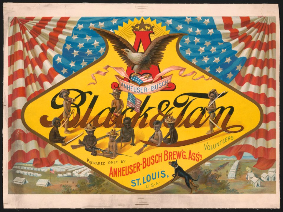 Anheuser-Busch black & tan prepared only by Anheuser-Busch brew'g ass'n LCCN2003688776