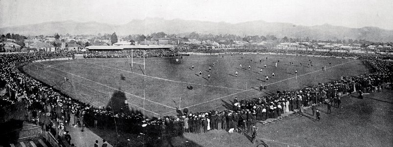 Anglo-Welsh at Lancaster Park 1908 -- cropped