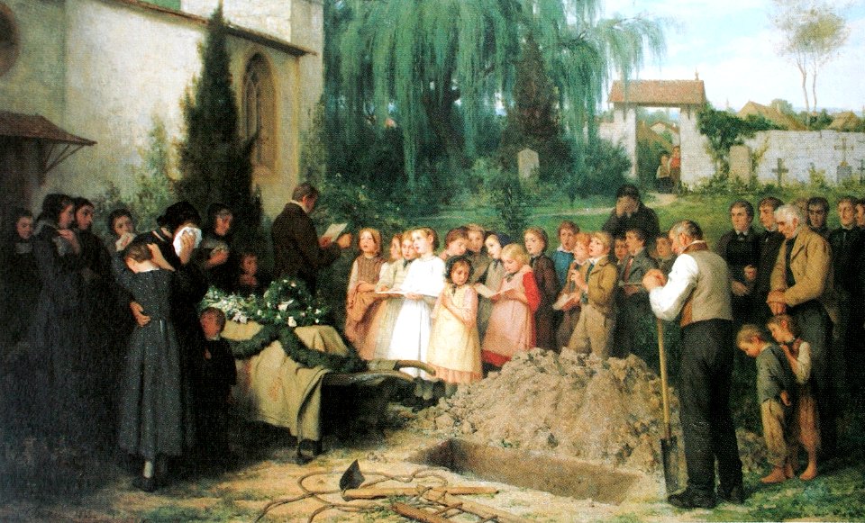 Anker Kinderbegräbnis 1863