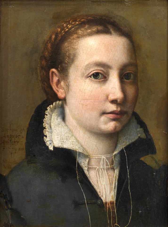 Self-Portrait by Sofonisba Anguissola, 1558, Galleria Colonna
