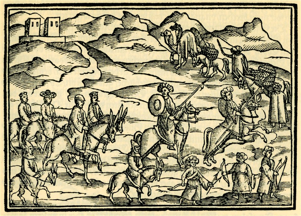 Ankunft gegen Rama - Schweigger Salomon - 1608