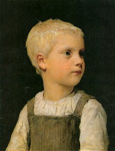 Albert Anker- Bildnis eines Knaben