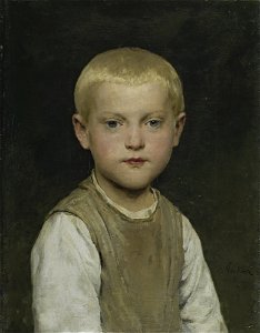 Albert Anker - Knabenbildnis (Dr Heiri)