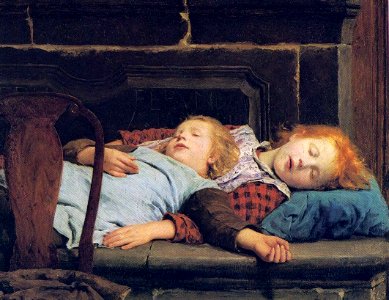 Auf dem Ofen 1895