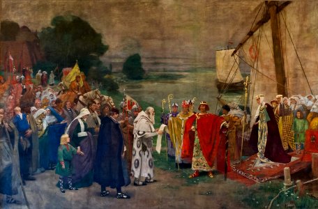 Ankunft Ottos I. und Ediths in Magdeburg