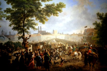 Ankunft Napoleons in München