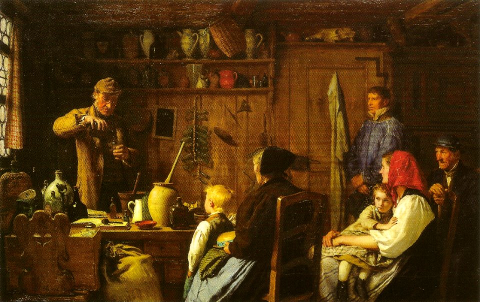 Anker, Albert — Der Quacksalber — 1879