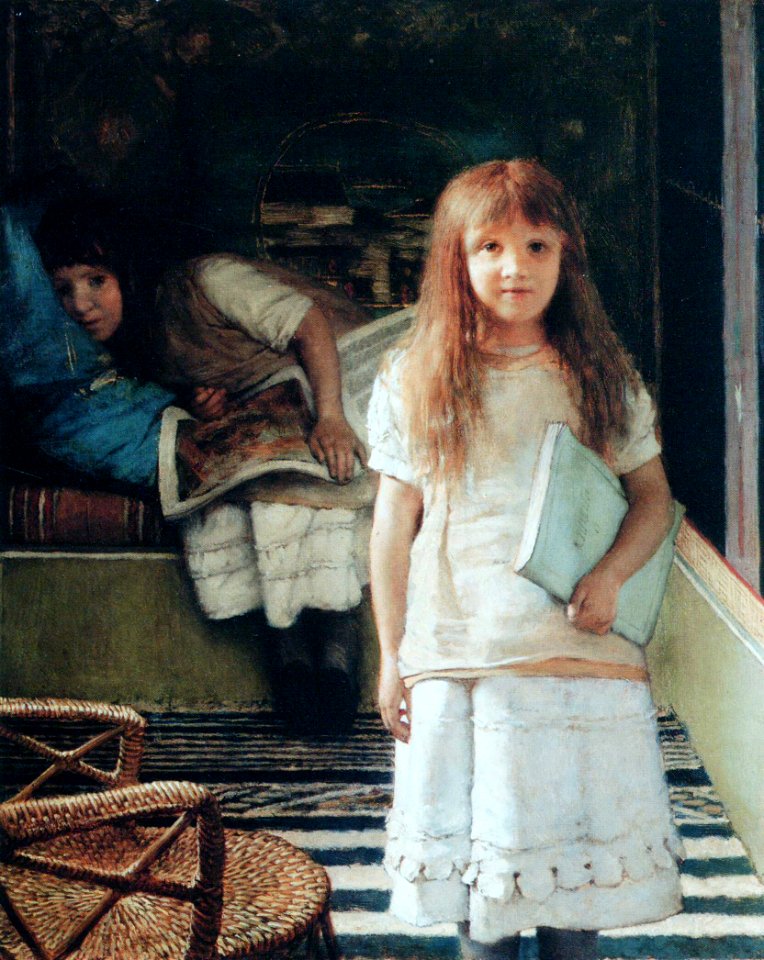 Anna Alma Tadema (1864-1940) and Laurense Alma Tadema (1865-1940), by Lawrence Alma-Tadema