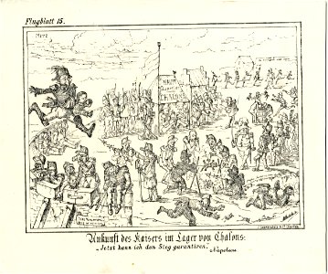 Ankunft des Kaisers im Lager von Chalons (The arrival of the Emperor in the encampment of Chalons) (BM 1871,1209.4524)