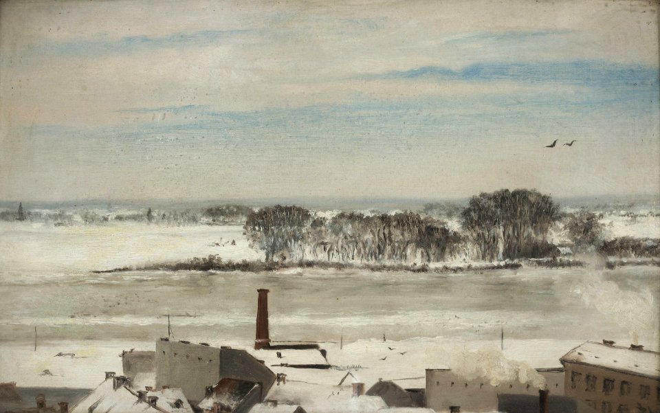 Anna Bilińska-Bohdanowiczowa - View from the conservatory windows - MP 1396 - National Museum in Warsaw