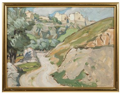 Anna Boberg - The Road to Jerusalem. Study - NM 3477 - Nationalmuseum