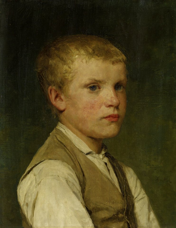 Albert Anker - Knabenbildnis