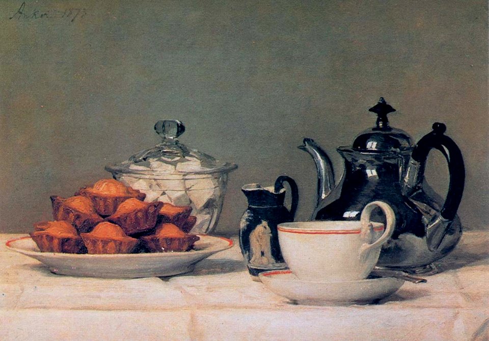 Tee und Schmelzbrötchen 1873