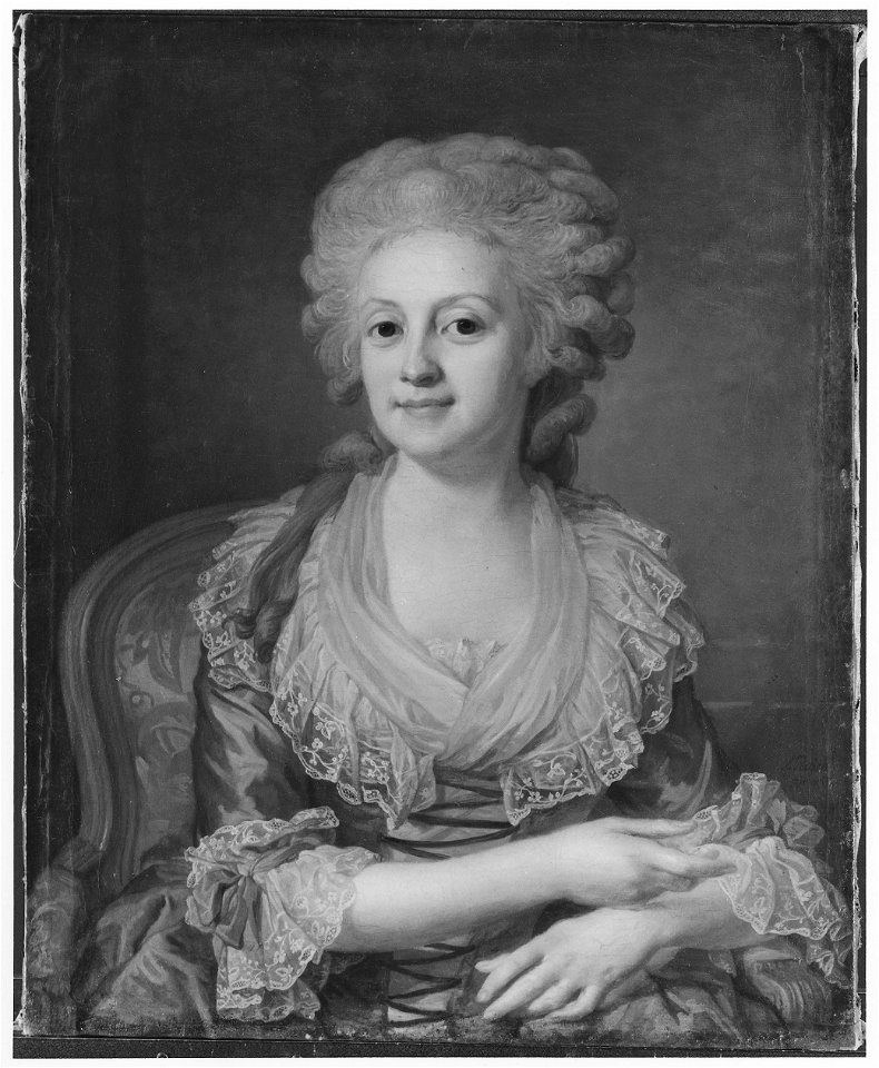 Anna Christina Bladh, 1757-1793, gift med Eric af Wetterstedt (Lorens ...