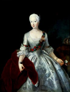 Anna Amalie, Prinzessin von Preußen (Pesne und Werkstatt). Free illustration for personal and commercial use.