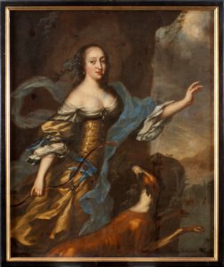 Anna Dorotea, 1640-1713, prinsessa av Holstein-Gottorp, abbedissa i Quedlingburg - Nationalmuseum - 16006. Free illustration for personal and commercial use.