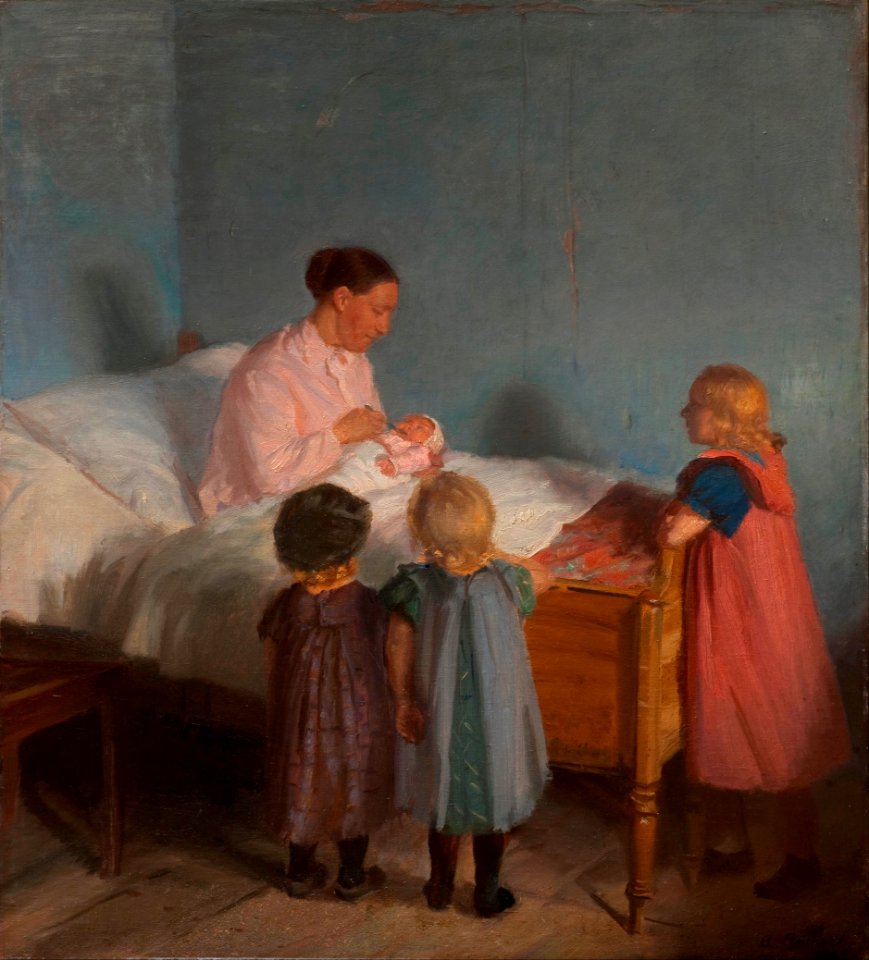 Anna Ancher - Little Brother - Google Art Project