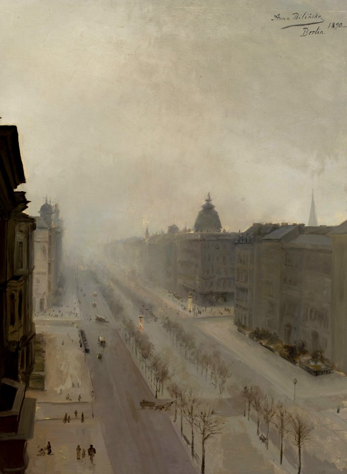 Anna Bilińska-Bohdanowiczowa - Unter den Linden Street in Berlin - 180263 - National Museum in Warsaw
