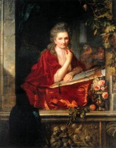 Anna Dorothea Therbusch - Zelfportret van Anna Dorothea Therbusch, geb. von Lisiewska (1721-1782) - G 29 - Schloss Weimar