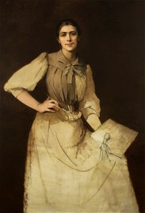 Anna Bilińska-Bohdanowiczowa - Self-portrait -unfinished- - MP 261 - National Museum in Warsaw
