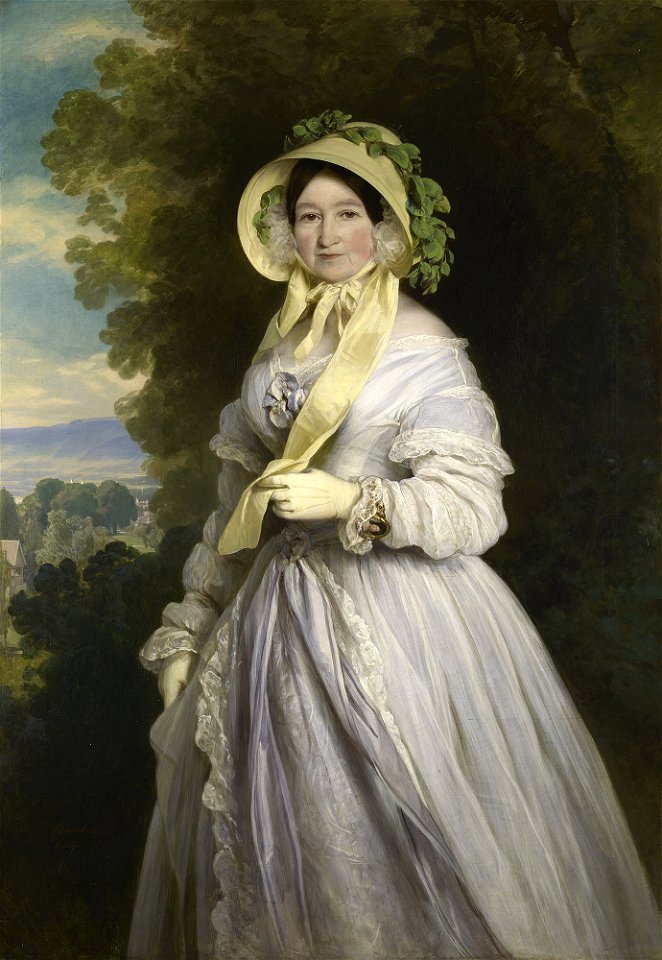 Anna Fedorovna of Russia by Winterhalter (1848, Royal coll.)