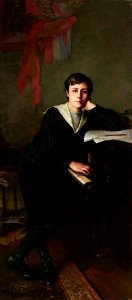 Anna Bilińska - Portret młodego pianisty Józefa Hofmanna 1890
