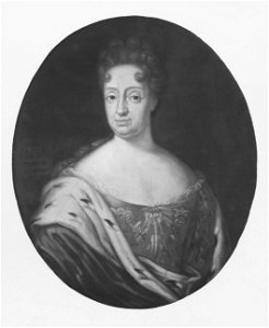 Anna Dorotea, 1640-1713, prinsessa av Holstein-Gottorp, abbedissa i Quedlingburg (Ludwig Weyandt) - Nationalmuseum - 15930