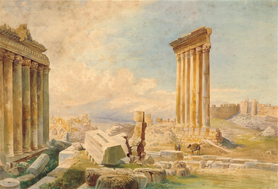 Anna Lynker - Baalbek - Free Stock Illustrations | Creazilla