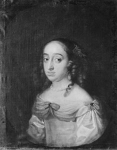 Anna Dorotea, 1640-1713, prinsessa av Holstein-Gottorp, abbedissa i Quedlingburg (Abraham Wuchters) - Nationalmuseum - 16016. Free illustration for personal and commercial use.