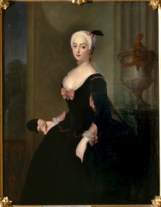 Anna Elisabeth von der Schulenburg, 1720-1741, g - Nationalmuseum - 16036. Free illustration for personal and commercial use.