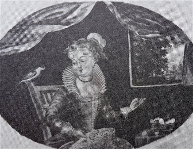 Anna Maria Thelott självportätt