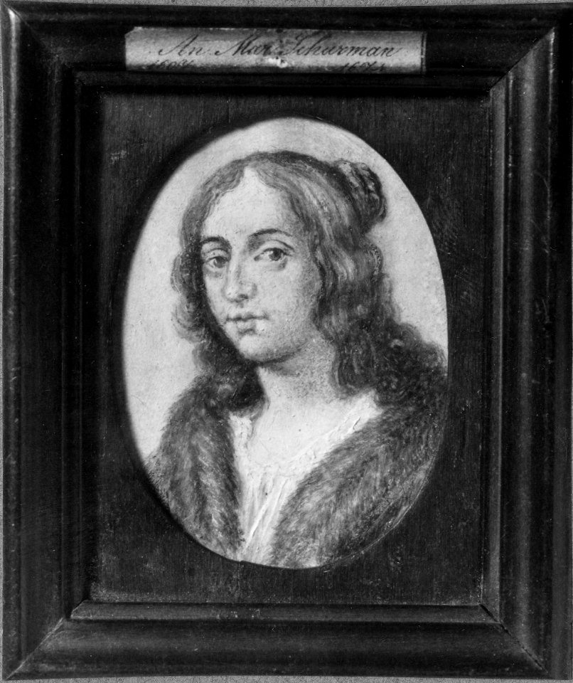 Anna Maria van Schurman (1607-1678), nederländsk konstnär - Nationalmuseum - 31961