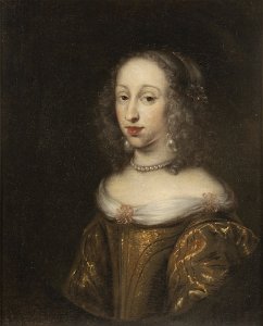 Anna Dorotea, 1640-1713, prinsessa av Holstein-Gottorp, abbedissa i Quedlingsburg (Juriaen Ovens) - Nationalmuseum - 15954. Free illustration for personal and commercial use.