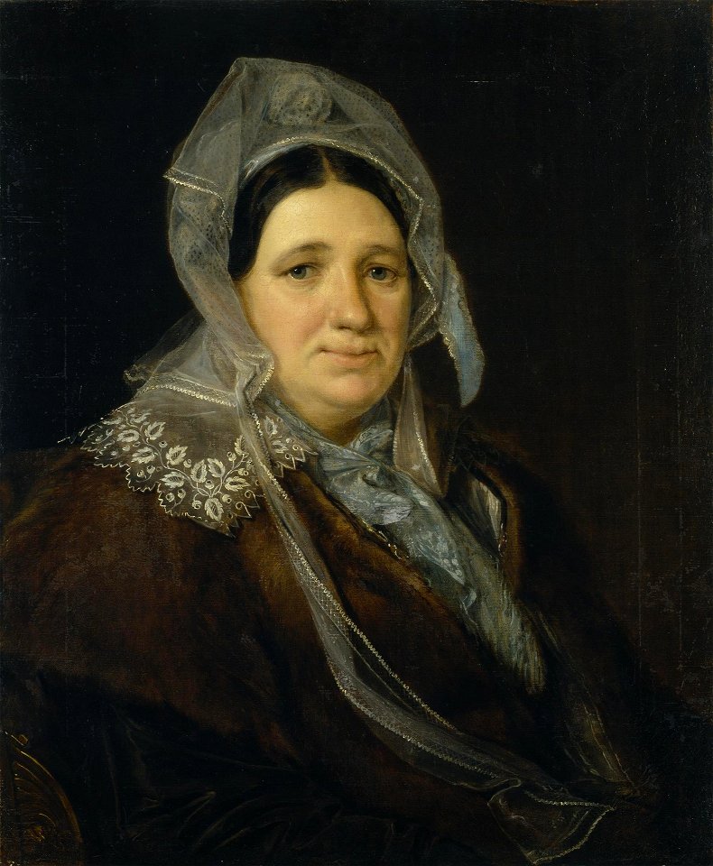 Anna Fedorovna Mazurina (by V. Tropinin)