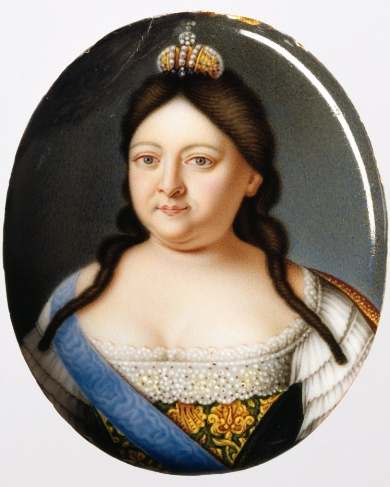 Anna of Russia by anonym after Caravaque (c.1730-40, Hillwood museum)