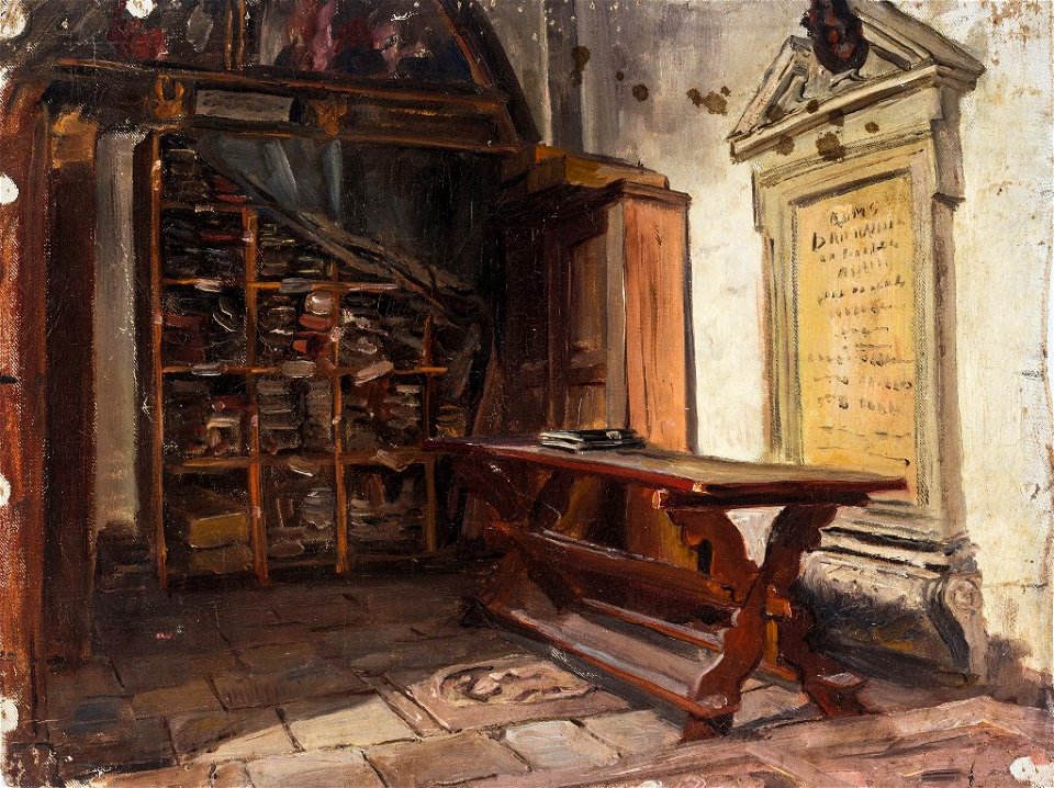 Anna Marie Wirth Blick in die Ecke eines Kirchenarchives