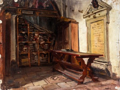 Anna Marie Wirth Blick in die Ecke eines Kirchenarchives